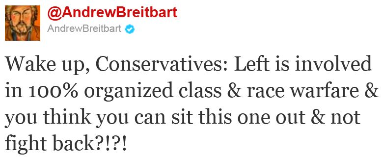 Twitter - @AndrewBreitbart - Wake up