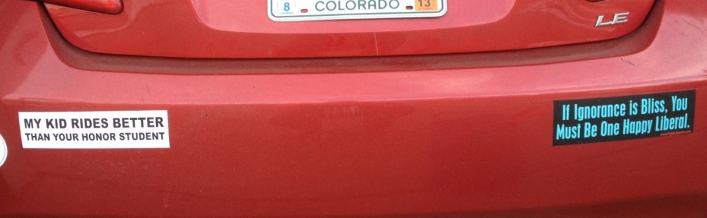 Bumper Sticker - Colorado - Happy Liberal full