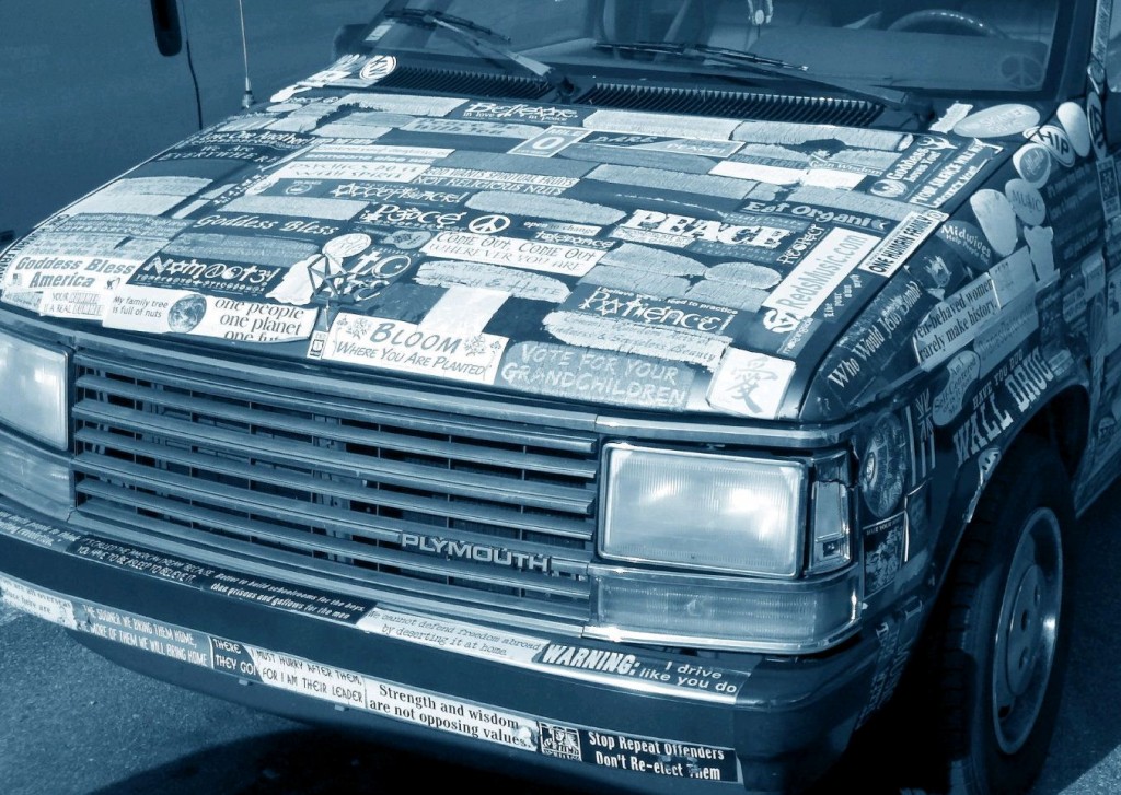 Bumper Stickers - GA - Covered Car6