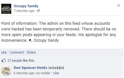 occupy sandy faceboo