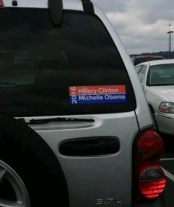 Bumper Sticker - Hillary Obama1