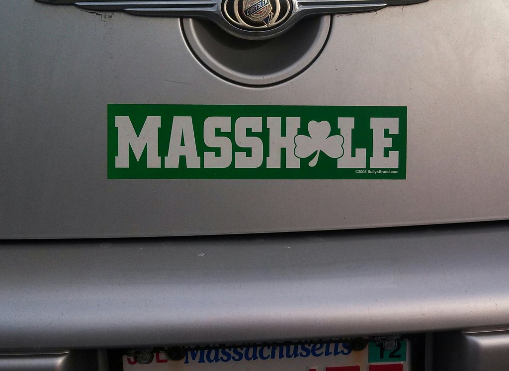 Bumper Sticker - Seekonk MA - Masshole