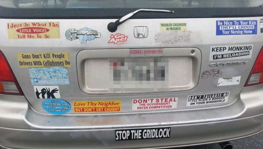 Bumper Stickers - Baltimore - Gridlock