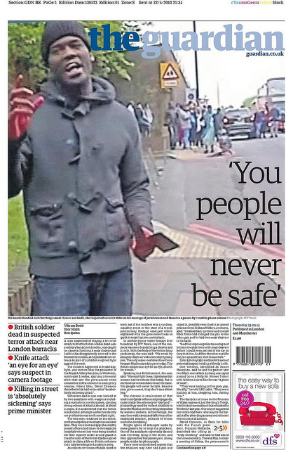 The Guardian Cover - Machete Terror Attack