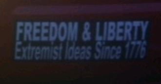 Bumper Sticker - Manchester TN - Freedom and Liberty