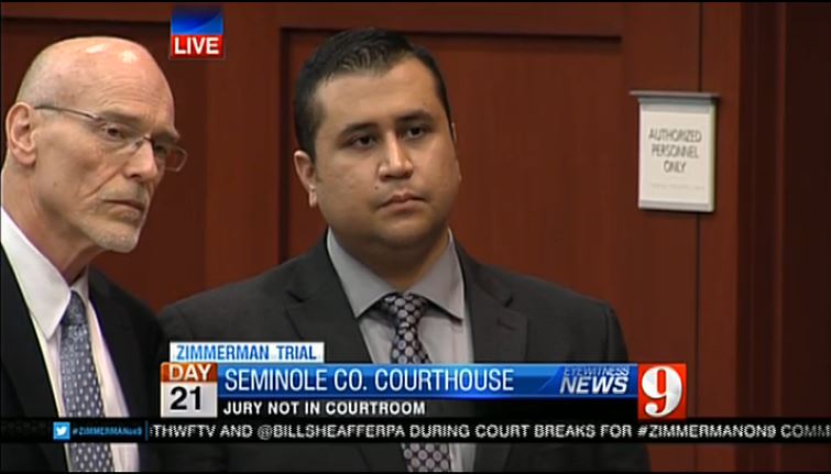 George Zimmerman with Don West stating no more witnesses