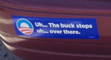 Bumper Sticker - Parker CO - Buck Stops