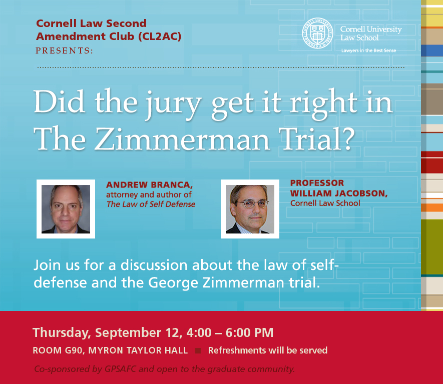 Cornell Event Posted - Zimmerman Trial