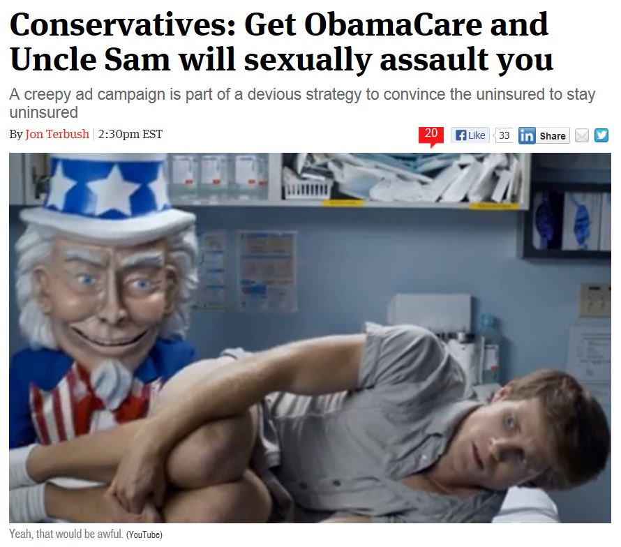 Creepy Obamacare Ad - The Week