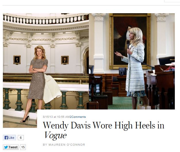 NY Mag Wendy Davis Vogue