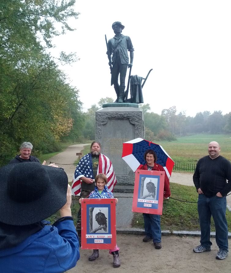 Patriot Monument at Minuteman Park