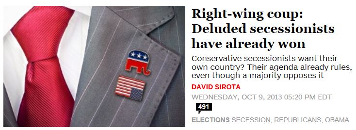 Salon.com Deluded Secessionists