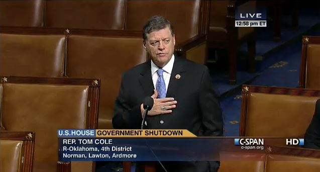 Tom Cole House Floor 10-4-2013