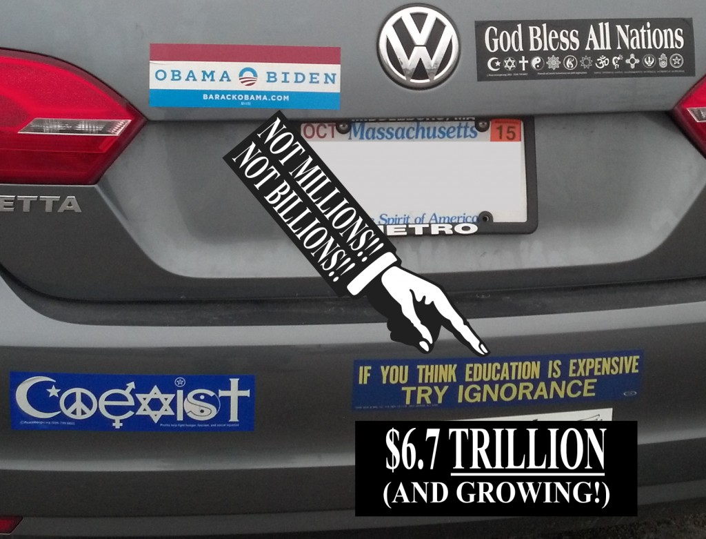 Bumper Stickers - Massachusetts - Coexist edited