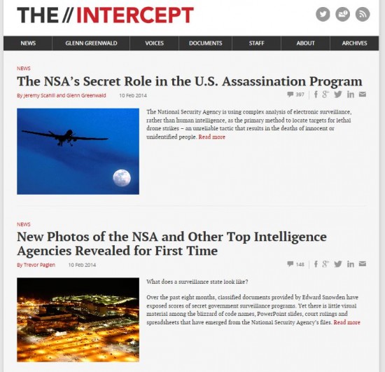 The Intercept February 10 2014