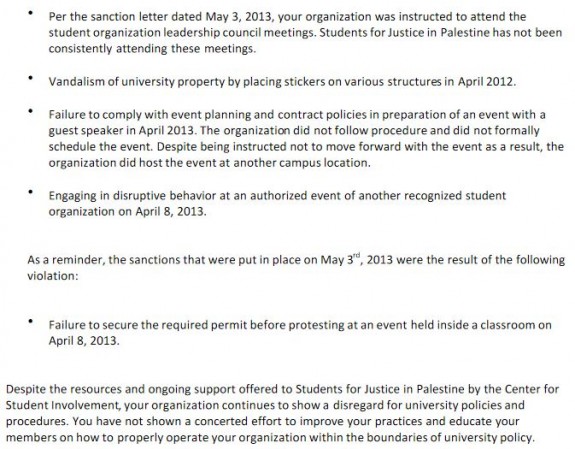 Northeastern SJP Suspension Notice 3