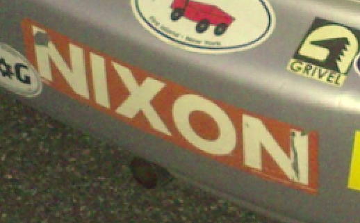 Bumper Sticker - Yonkers - Nixon close up