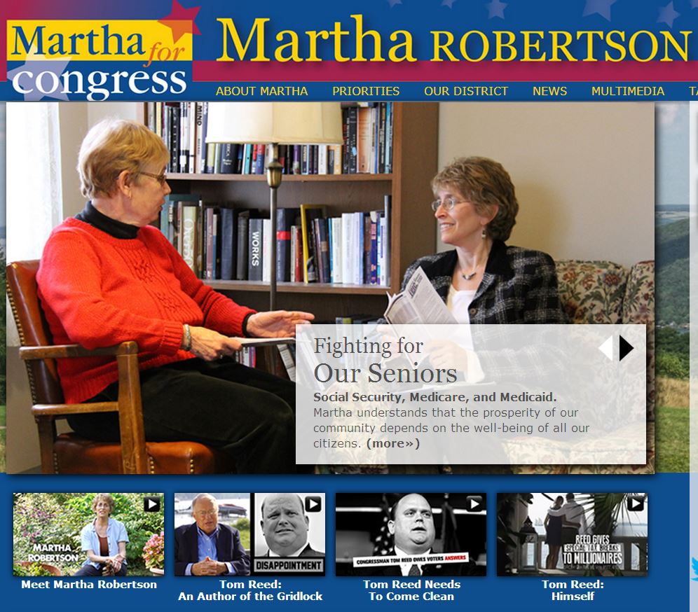 Martha Robertson for Congress home page 8-13-2014