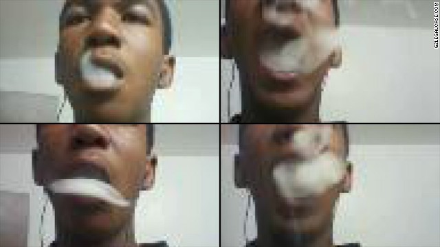 Trayvon Martin smoking