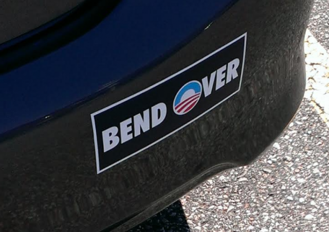 Bumper Sticker - Worcester MA - Bend Over