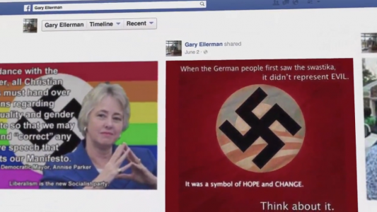 Scott Walker Nazi Mary Burke Swastika Ad