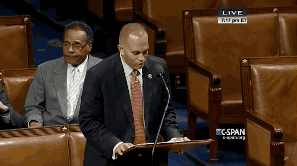 http://www.washingtonpost.com/blogs/the-fix/wp/2014/12/01/rep-hakeem-jeffries-d-n-y-brings-hands-up-dont-shoot-to-house-floor/