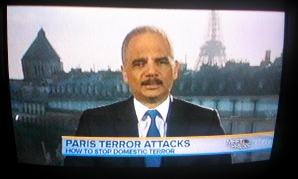 Eric Holder Meet the Press Paris