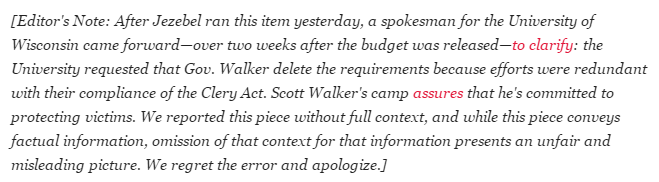 Jezebel Scott Walker Sexual Assault Reporting Update 2