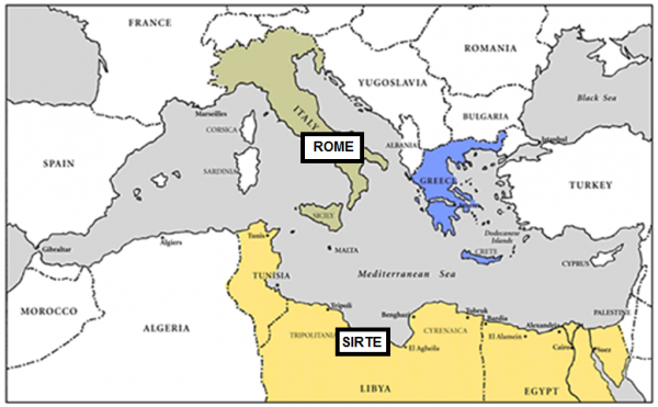 LI Libya area map