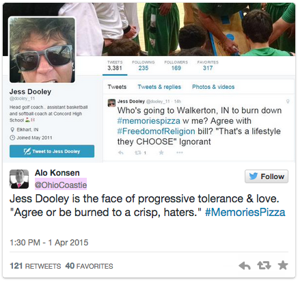 memories pizza arson tweet