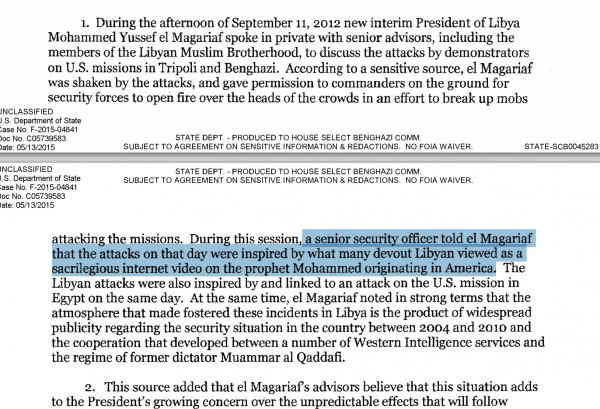 security official accounts of benghazi emails hillary clinton scandal state department