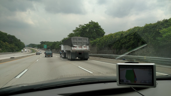 Bumper Sticker - New Jersey - Trump on Truck Highway