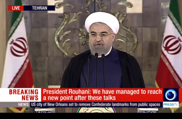 Rouhani Iran nuclear announcement