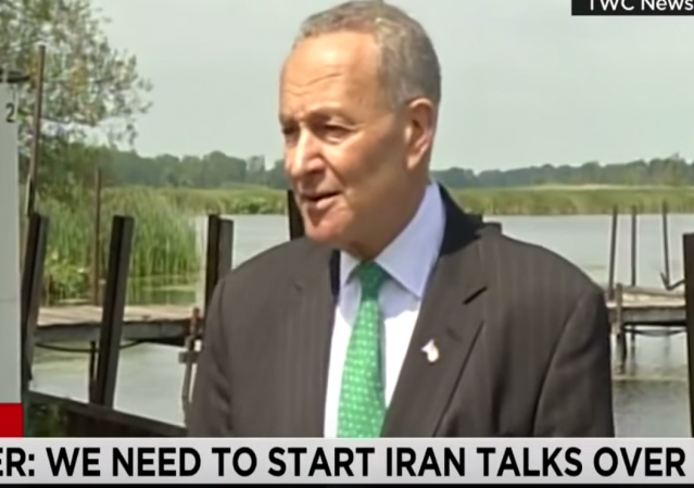 Democratic Senator Chuck Schumer Iran Deal Iran Nuclear Bomb Inspections Regime Obama National Security