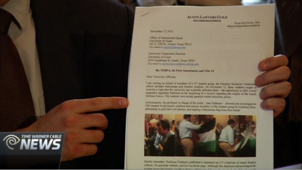 http://www.twcnews.com/tx/austin/news/2015/11/18/pro-palestine-ut-students-claim-civil-rights-were-violated.html