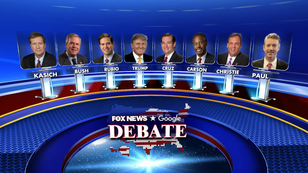 Fox News Debate 1-28-2016 Line Up