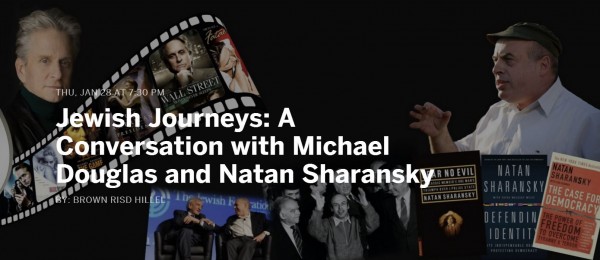 Michael Douglas Natan Sharansky Jewish Journeys tour