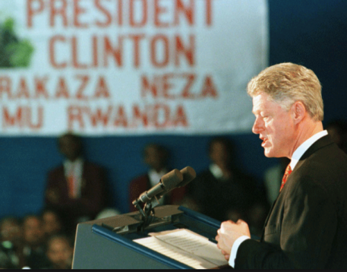 Bill Clinton | Kigali airport | March 25, 1998