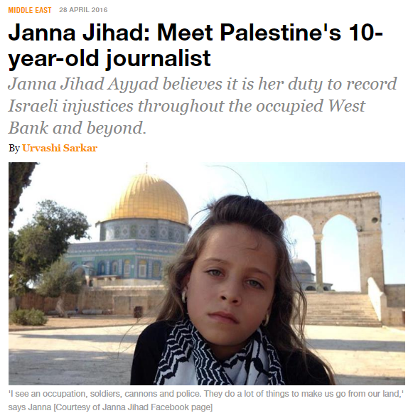 http://www.aljazeera.com/news/2016/04/janna-jihad-meet-palestine-10-year-journalist-160426132139682.html?