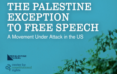 Palestine Legal - Free Speech Report Cover