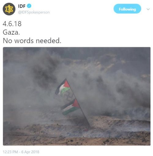 https://twitter.com/IDFSpokesperson/status/982292828100485120