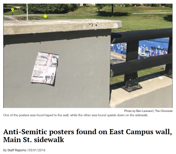 http://www.dukechronicle.com/article/2018/05/anti-semitic-posters-found-on-east-campus-wall-main-st-sidewalk