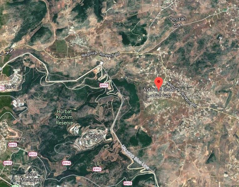 https://www.google.com/maps/place/Ayta+ash+Shab,+Lebanon/@33.0906351,35.315029,6052m/data=!3m1!1e3!4m5!3m4!1s0x151c29ba0940538f:0x46d1ca6682022402!8m2!3d33.0975932!4d35.3353853