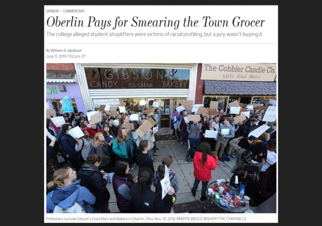 https://www.wsj.com/articles/oberlin-pays-for-smearing-the-town-grocer-11560294176