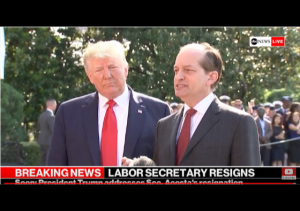 Labor Secretary Alexander Acosta Resigns Amid Controversy Over Jeffrey