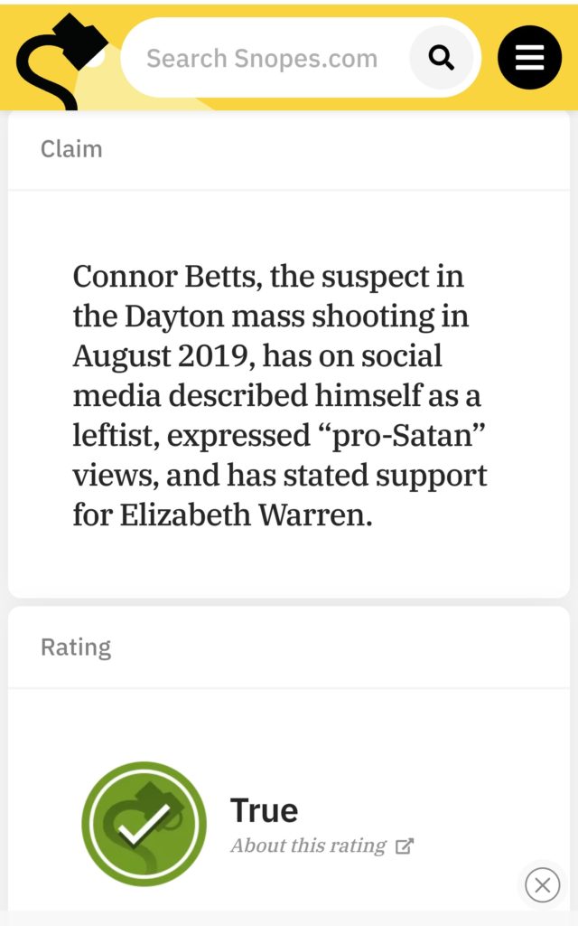 https://www.snopes.com/fact-check/dayton-shooter-warren/