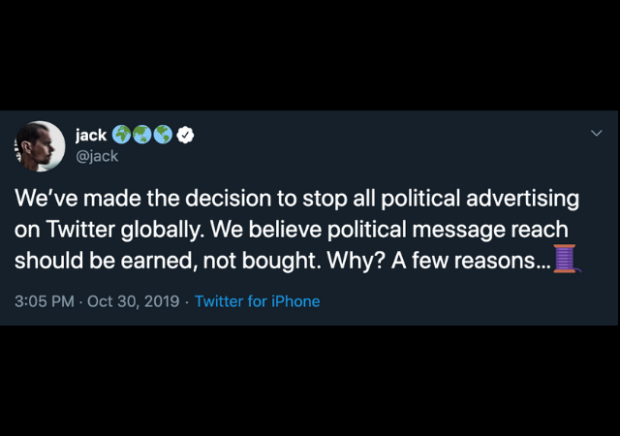 Trump Campaign Calls Twitter’s New Ban on Political Ads “Another ...