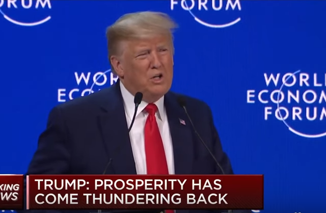 At Davos, Trump dismisses climate alarmists as ‘prophets of doom’