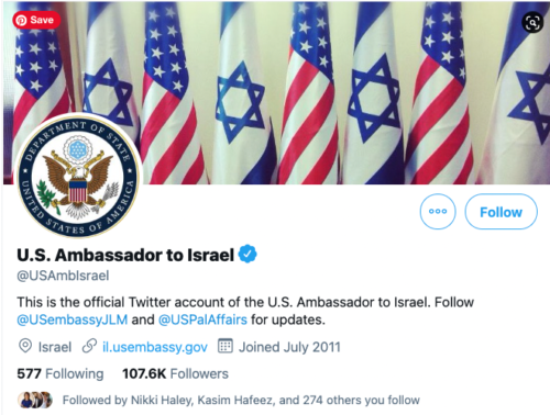 https://twitter.com/USAmbIsrael