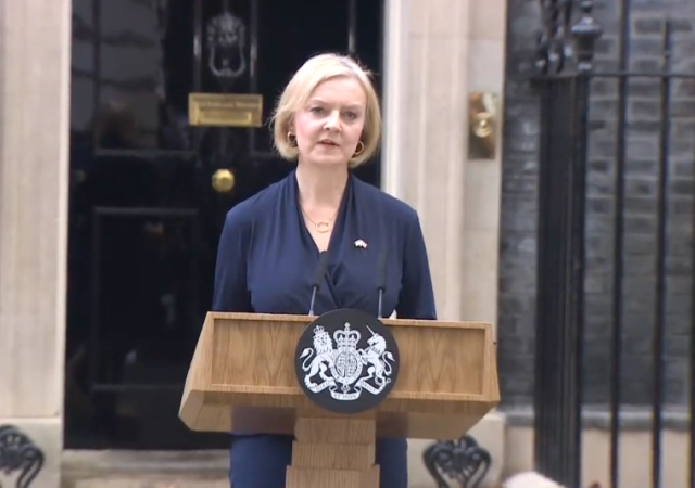 British Prime Minister Liz Truss Resigns After Six Weeks In Office 